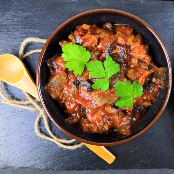 Caviar ou Ratatouille d'aubergine