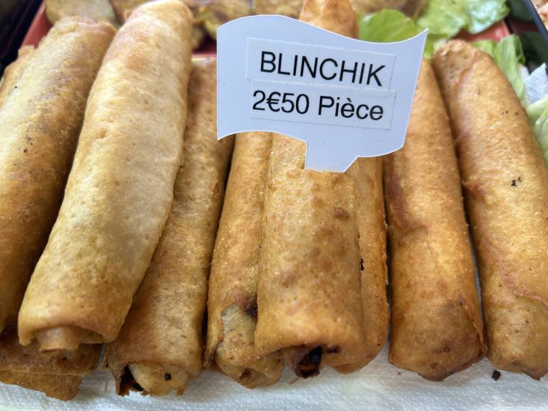 CREPE SALE FAIT MAISON A LA VIANDE HACHE DE BOEUF